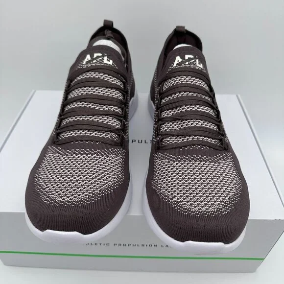 APL‎ Men's TechLoom Breeze Running Sneaker, Size 13, Chocolate/Silk/White